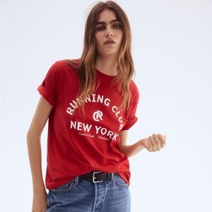 H&M Red Graphic Tee Size S NWOT